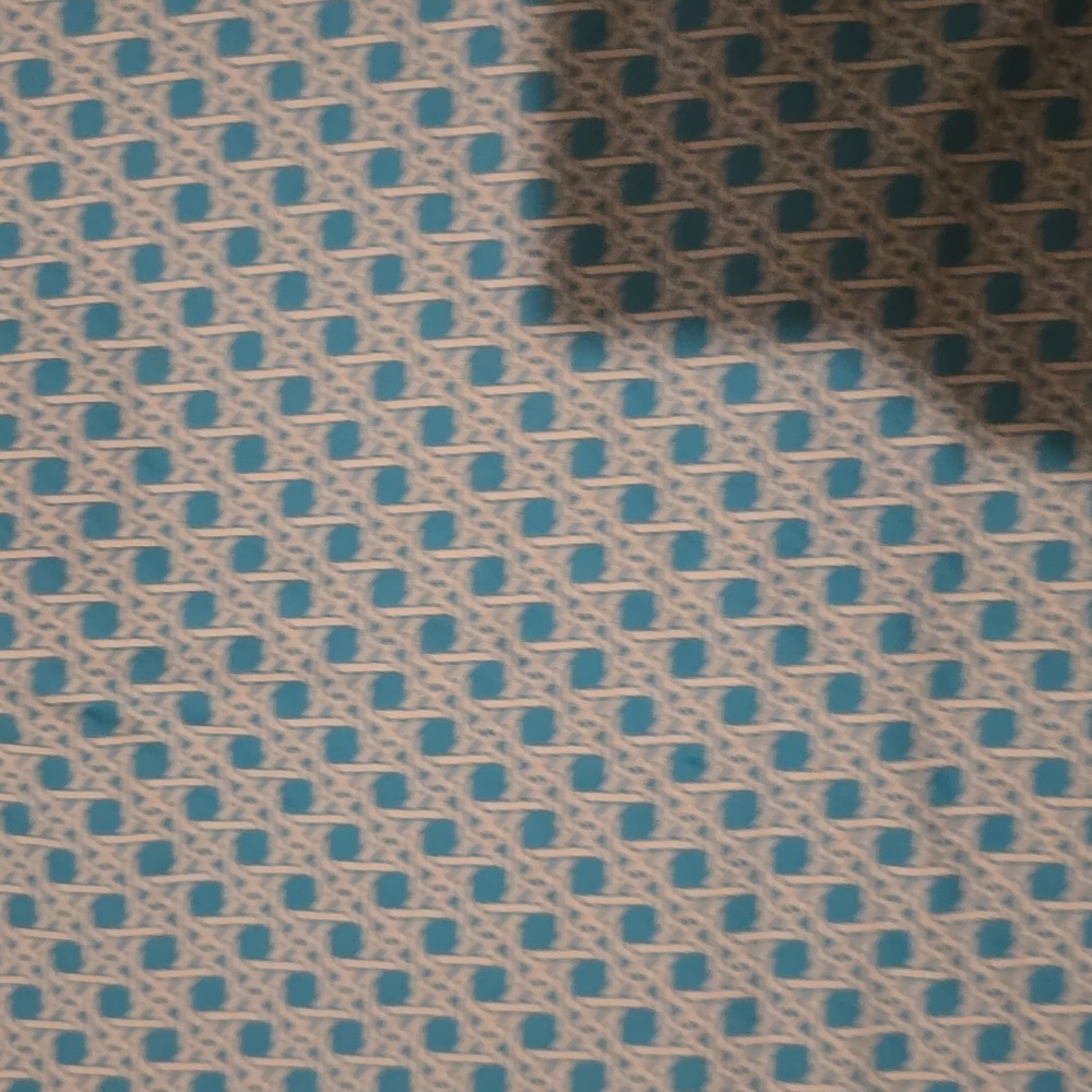 Talbots Teal Geometric‎ Pencil Skirt Size 8P Business Casual Preppy Spring - Picture 2 of 4